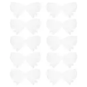 Mesh Canvas Sheets,10Pcs 5.66" Cross Needlework Blank Yarn Crafting,Bow Shaped
