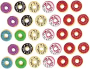 LIGHTAOTAO 30Pcs Donut Erasers Cute Erasers for Classroom Rewards Party Favors Decorative Use Random Styles Included