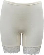 [Engel] Natur Women's Panty with Lace, 70% Wool, 30% Silk, KbT-Certified