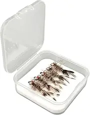 Zxpjkyu 5Pcs Wet Fly Fishing Lures with Hook for Freshwater Activities Father's Day