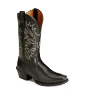 Ariat Western Boots Legend~Black Deertan ~ Mens 11.5 or 12 ~ NEW ~Square Toe