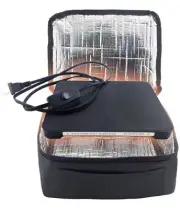 Yiboss Mini Portable Electric Microwave Oven/ Food Warmer For Travel Black NEW