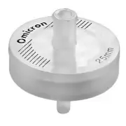 OMICRON® GF Syringe Filter, HPLC Certified, Non-Sterile, 25mm, 1.6µm (100/Pack)