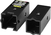 TIROL 2 Position Trailer Hitch Receiver Adapter Reducer Sleeve Set - 3 Inch to 2-1/2 Inch & 2-1/2 Inch to 2 Inch, Hitch Receiver for RVs, Trucks, Bicycle Racks, Cargo Storage Racks, Trailer Flatbeds