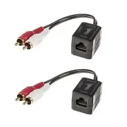 Lindy 100m CAT5/6 RCA Stereo Audio Extender