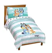 Bluey & Bingo 4 Piece Size Bed Set – Super Soft Toddler Multi - Bluey