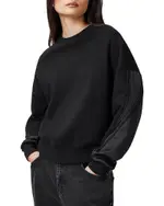 Allsaints Peggy Zip Sleeve Sweatshirt
