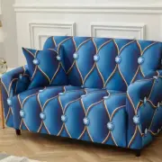 Elastic Sofa Cover Stretch Couch Cover Crystal Beads Print Slipcover Protector