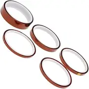 iplusmile Silicone Heat Tape 5 Rolls High Temp Resistant Acid/Oil/Solvent Proof for Board Soldering Insulation