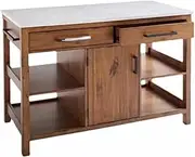 Kitchen Island Freestanding Kitchen Island Table Movable Cooking Table Open Retro Cabinet Bowl Cabinet and Sideboard Mobile Kitchen Storage Islands