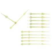 6 Set Replacement Clock Hands Kit Mechanism Movement Wall Gold