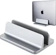 NOLYTH Vertical Laptop Stand Holder Desktop Stand with Adjustable Dock Fits All MacBook/Surface/Gaming Laptop(Grey)