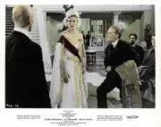 Yul Brynner looks to Ingrid Bergman for the movie Anastasia 1956 Old Photo