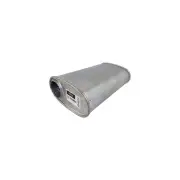Redback Universal Muffler - 8" x 4" Oval 14" Long 2 1/2" O/C Megaflow No Spigots