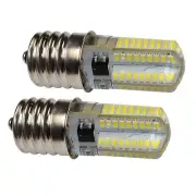 2-Pack E17 Base Silicone Crystal Dimmable LED Bulb for Whirlpool LP16095 Light