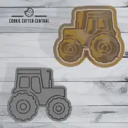 Tractor Cookie Cutter and Embosser - 6.2cm x 7.3cm