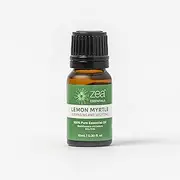 Zea Essentials Lemon Myrtle 100% Pure Essential Oil 10 ml – Cleansing & Energising Aromatherapy Oil – Antibacterial, Antimicrobial & Antiseptic – Supports Respiratory Health & Natural Wellbeing