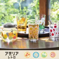 在飛比找ETMall東森購物網優惠-【ADERIA】日本製復古玻璃杯 200ml 水杯 4入組昭