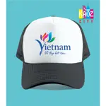 KAOZCITY NET HAT VIETNAM 成人男女通用卡車司機帽紀念品由典型越南 SAIGON HANOI 多種