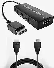 PS2 to HDMI Adapter PS2 HDMI Cable PS2 to HDMI Converter Support 4:3/16:9 Screen Aspect Ratio Switch. Works for PlayStation 1/ PlayStation 2 HD Link Cable PS1 HDMI Adapter PS2 HDMI Converter