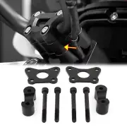 For Can-Am Spyder RT RTs 2020+ Black Front Handlebar Riser Bar Mount Clamp Kit
