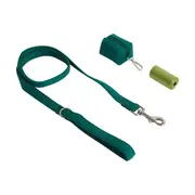 Pet Corduroy Lead and Poo Bag Holder