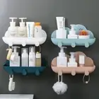 Wall Hanging Bathroom Storage Rack Cloud Shape Organizer Rack Shower Shelves