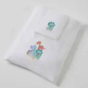 Jiggle & Giggle - Green Dino Family Baby Towel & Washer