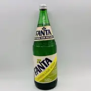 VTG FANTA Coca Cola Co FULL Green Glass Soda Bottle 32 Fl Oz 1977 Bellevue WA
