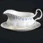 MEMORY LANE Royal by Albert Gravy Boat & Stand NEW NEVER USED made in England
