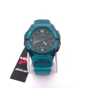 NEW Casio G-Shock GAB001G-2A Digital Transparent Turquoise Blue-Black Watch
