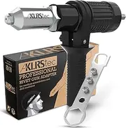 KLRS KLRStec® Professional Rivet Gun Adapter - Rivet Attachment for Cordless Screwdrivers and Drills - Easy processing for Blind Rivets