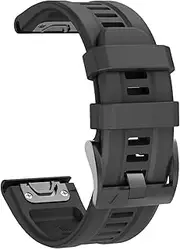 QuickFit 22mm Watch Band Fit For Garmin Fit For Fenix 7 6 5 Plus Silicone Strap Fit For Epix Gen 2/Fit For MARQ/Fit For Descent G1/Fit For Forerunner 965 955 945 Bracelet