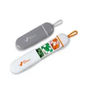 2 PCS Portable Mini Pill Case,Travel Pill Organizer,Weekly Pill Box 3 Times A...