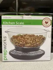 Prepworks by Progressive 5 lb (2.2kg) Kitchen Scale with Removable Clear Bowl