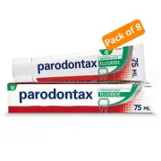 Parodontax Fluoride Anticavity Toothpaste Genuine Ireland 8 pack x 75 ml