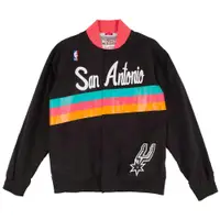 在飛比找PChome24h購物優惠-【Mitchell & Ness】 NBA復古熱身外套 馬刺