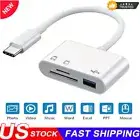 3in1 USB Stick SD TF Card Reader Type C OTG Adapter For iPhone All Devices New