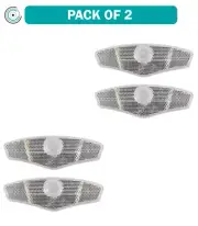 Pack of 2 Sunlite Wheel Reflector Set Short White