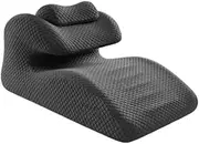 Generic Bed Wedge Pillow Memory Foam Comfort Soft Breathable Prone Stomach Pillow Ergonomic for Bed Sitting up Reading Sleeping, Dark Gray