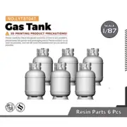 Model Railroads Display Prop HO Scale 1/87 Propane Gas Tank