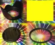 FLOWER HOOD+UV FILTER+LENS CAP 58mm AptTo CAMERA NIKON PENTAX TAMRON 28-80 mm