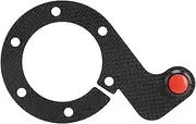 Carbon Fiber Racing Car External Horn Button Kits Compatible with MOMO//Nardi/ 6 Steering Wheel Horn Button(Single Button)
