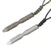 Titanium Alloy Pocket Pry Bar Crowbar Lanyard Pendant EDC Outdoor Multi Tools