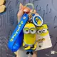 正版授權卡通 小小兵 MINIONS 小黃人 鑰匙扣 創意 神偷奶爸公仔 汽車鑰匙鏈圈 情侶 禮品 禮物