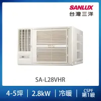 在飛比找momo購物網優惠-【SANLUX 台灣三洋】4-5坪左吹變頻R32系列冷暖窗型