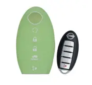 Keyless Entry Key Fob Rubber Cover for Nissan Remote Altima Maxima Murano
