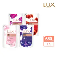 在飛比找momo購物網優惠-【LUX 麗仕】精油香氛沐浴乳補充包650ml(媚惑幽香/水