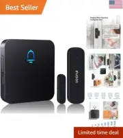 Effortless Wireless Door Chime Installation | Loud Alarm Sound | Home Security