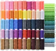 Sewing Threads Kits, All Purpose 60 Color Spools Polyester Thread Quilting Threa